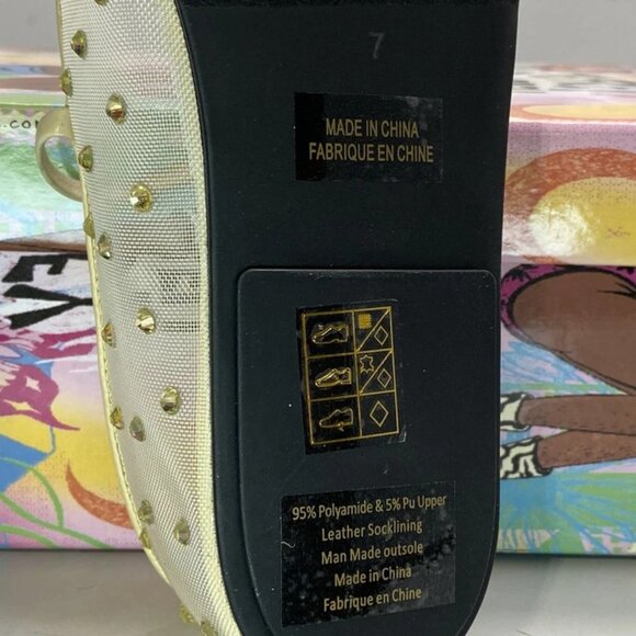 NEW JEFFREY CAMPBELL Swanlake-J Flats – Women’s Size 7 – Beige – New With Box - Picture 3 of 13